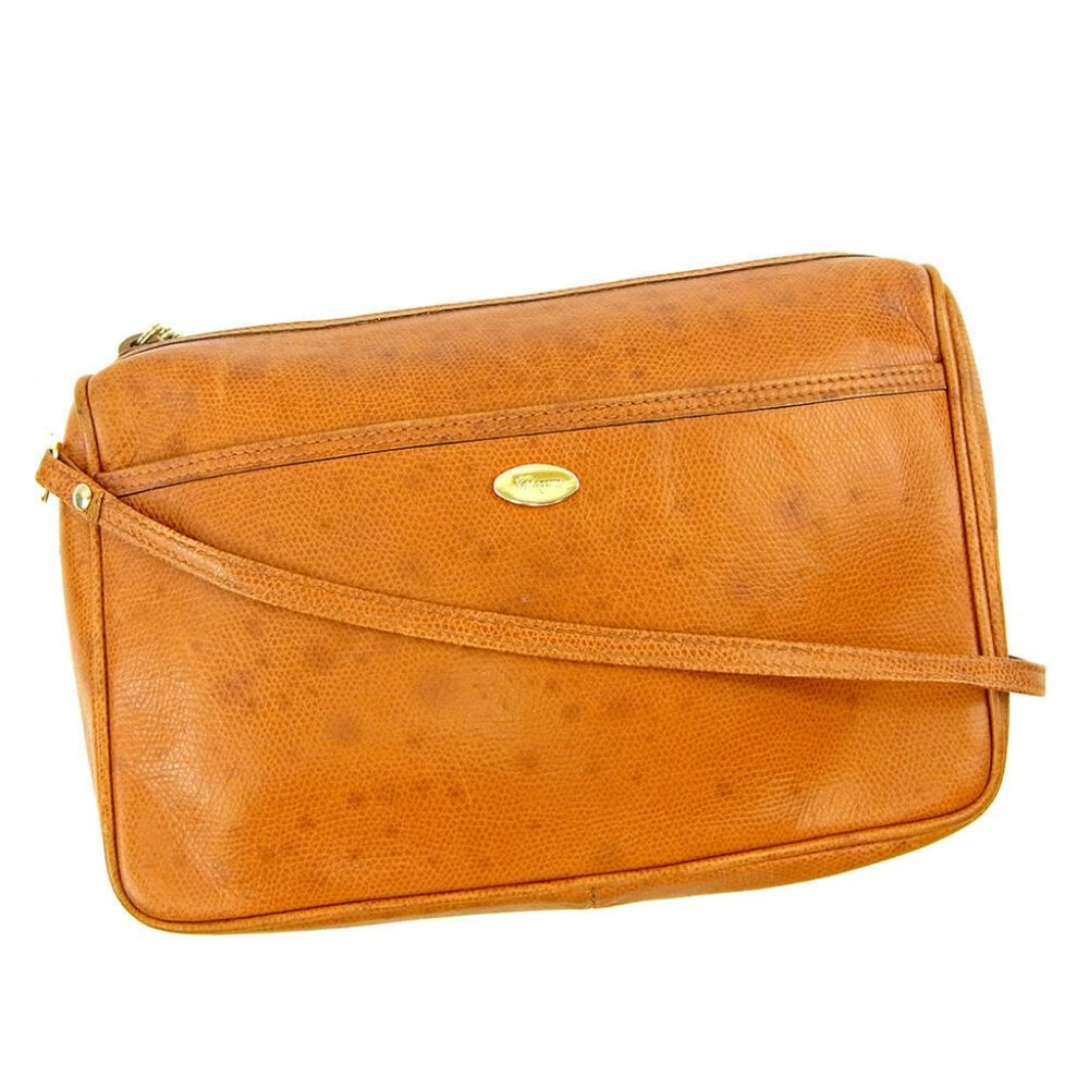 Authentic Salvatore Ferragamo Shoulder bag Brown Woman